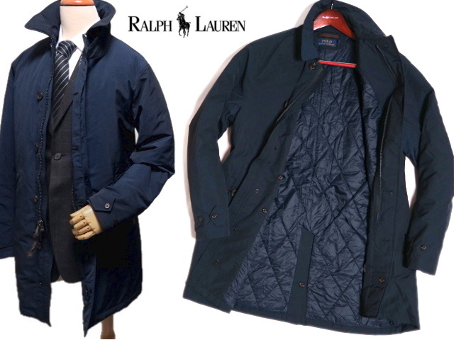 1円 7万 本物ラルフローレンralph 洒脱に飾る玉虫色の高密ナイロン 暖か 中綿入り ビジネス ステンカラーコート メンズ Us M Lサイズ 売買されたオークション情報 Yahooの商品情報をアーカイブ公開 オークファン Aucfan Com