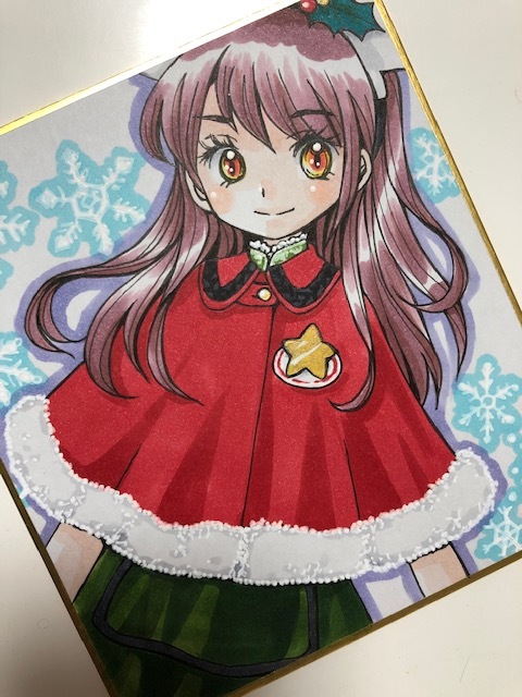 ディズニーtdlホーンテッドマンションキャスト クリスマスサンタ風 可愛い実在制服衣装コスチューム オリジナル同人手描きイラストミニ色紙 手描きイラスト 売買されたオークション情報 Yahooの商品情報をアーカイブ公開 オークファン Aucfan Com