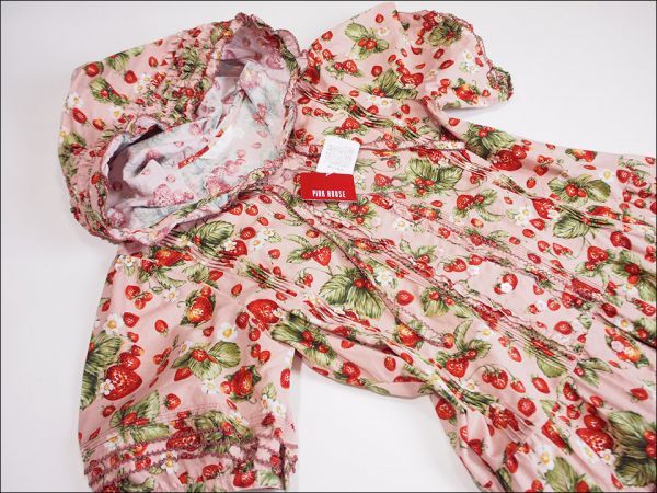 A13 6 未着用 ピンクハウス ピンク ストロベリーフィールズ柄 ワンピース フリーサイズ 定価691円 17年冬コレ ワンピース ロング 売買されたオークション情報 Yahooの商品情報をアーカイブ公開 オークファン Aucfan Com