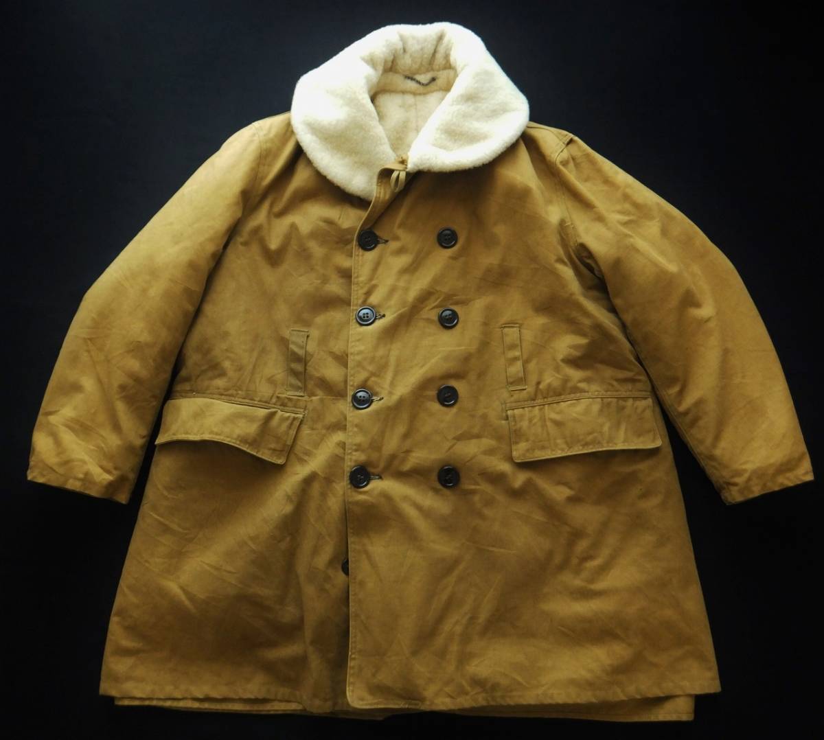 40 S ビンテージ イギリス軍 ボアコート Pコート ピーコート Ww 1943年 海軍 Woods Mfg Co 40年代 40s ヴィンテージ Vintage Xlサイズ以上 売買されたオークション情報 Yahooの商品情報をアーカイブ公開 オークファン Aucfan Com