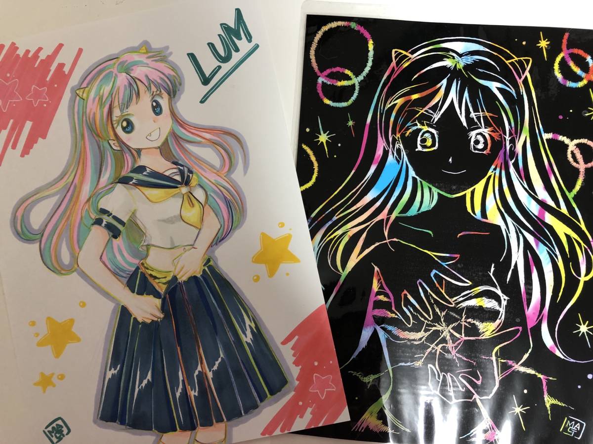 高橋留美子うる星やつらラムちゃん友引高校制服 同人手描きイラスト彩色a4ケント紙彩色ラフ画 オリジナルスクラッチアート ラミカ Not色紙 手描き イラスト 売買されたオークション情報 Yahooの商品情報をアーカイブ公開 オークファン Aucfan Com