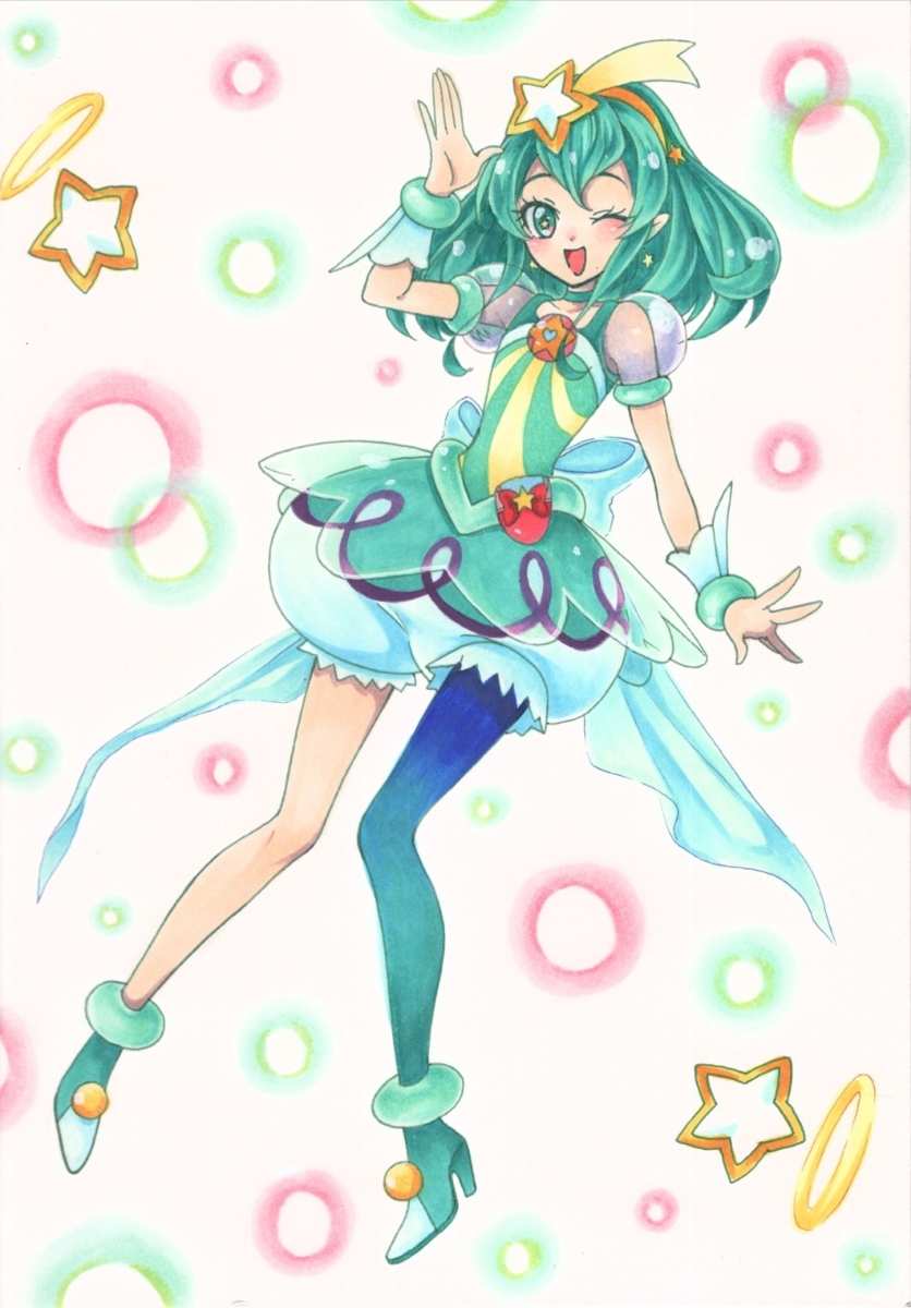 同人手描きイラスト スタートゥインクルプリキュア キュアミルキー 羽衣ララ B5 コピック メアリー 手描きイラスト 売買されたオークション情報 Yahooの商品情報をアーカイブ公開 オークファン Aucfan Com