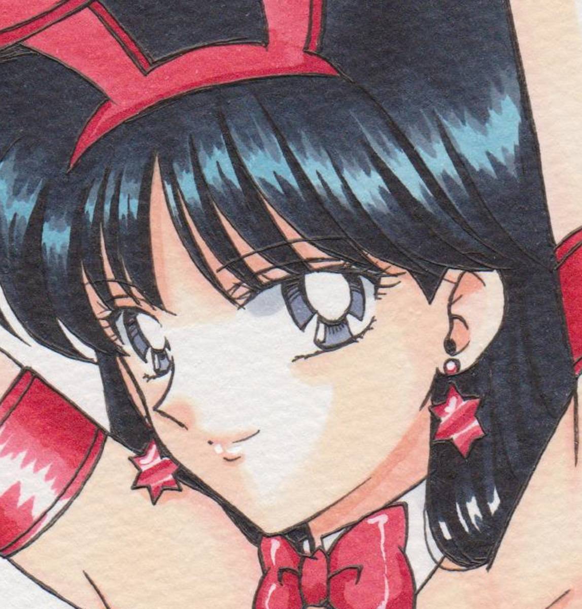同人手描きイラストセーラームーン レイちゃん B5 手描きイラスト 売買されたオークション情報 Yahooの商品情報をアーカイブ公開 オークファン Aucfan Com