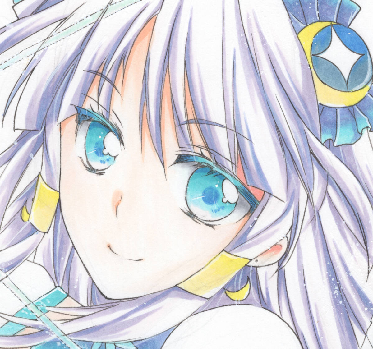 手描きイラスト スター トゥインクルプリキュア キュアセレーネ 手描きイラスト 売買されたオークション情報 Yahooの商品情報をアーカイブ公開 オークファン Aucfan Com