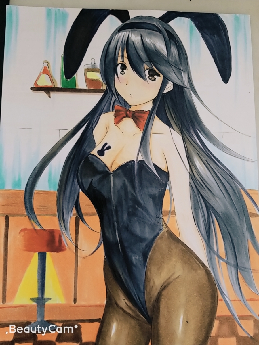 手描きイラスト 艦これ 榛名 バニーガール 手描きイラスト 売買されたオークション情報 Yahooの商品情報をアーカイブ公開 オークファン Aucfan Com