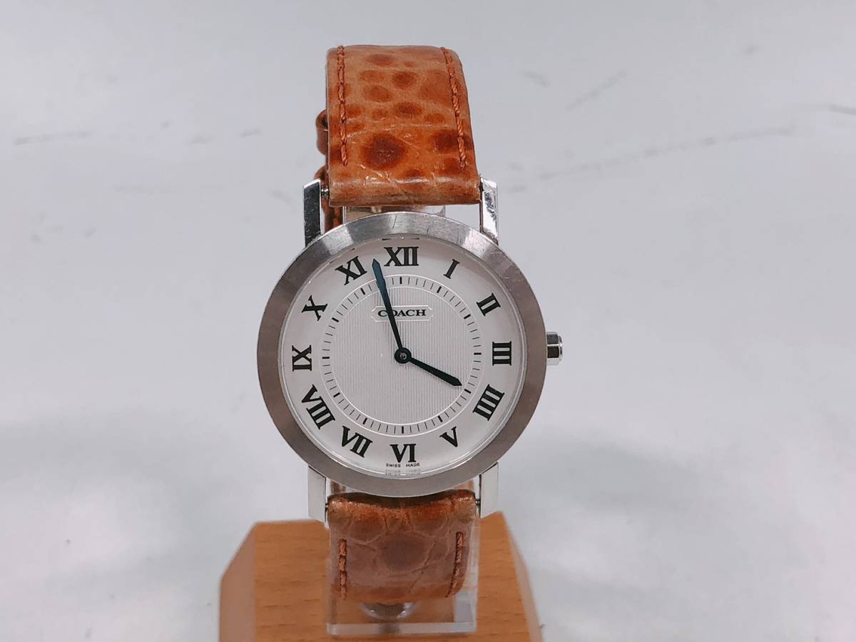 ジャンク品 Coach コーチ 時計 腕時計 ステンレスベルト レザーベルト メンズ レディース 100円スタート コーチ 売買されたオークション情報 Yahooの商品情報をアーカイブ公開 オークファン Aucfan Com