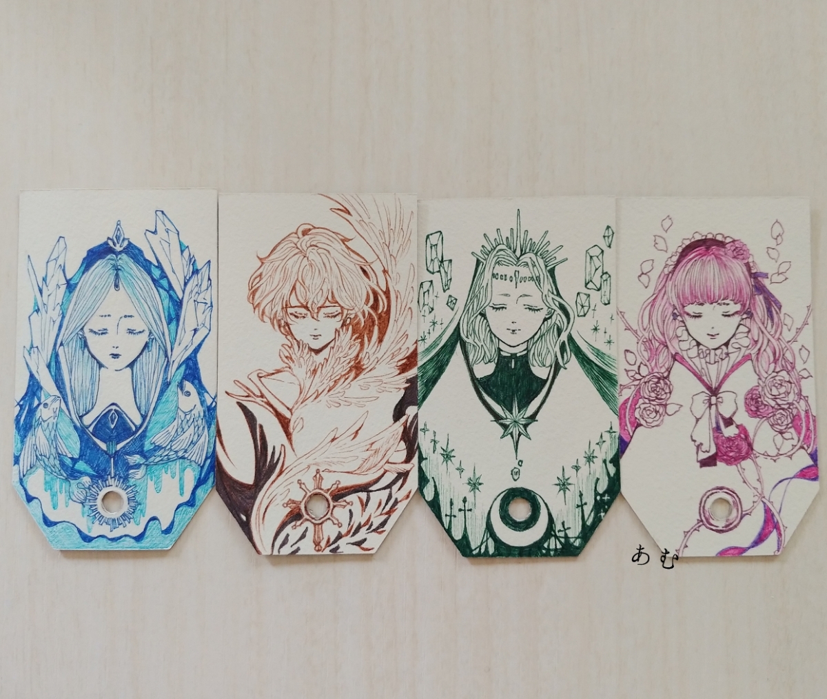 オリジナルイラスト 手描きイラスト 原画 栞物語 手描きイラスト 売買されたオークション情報 Yahooの商品情報をアーカイブ公開 オークファン Aucfan Com