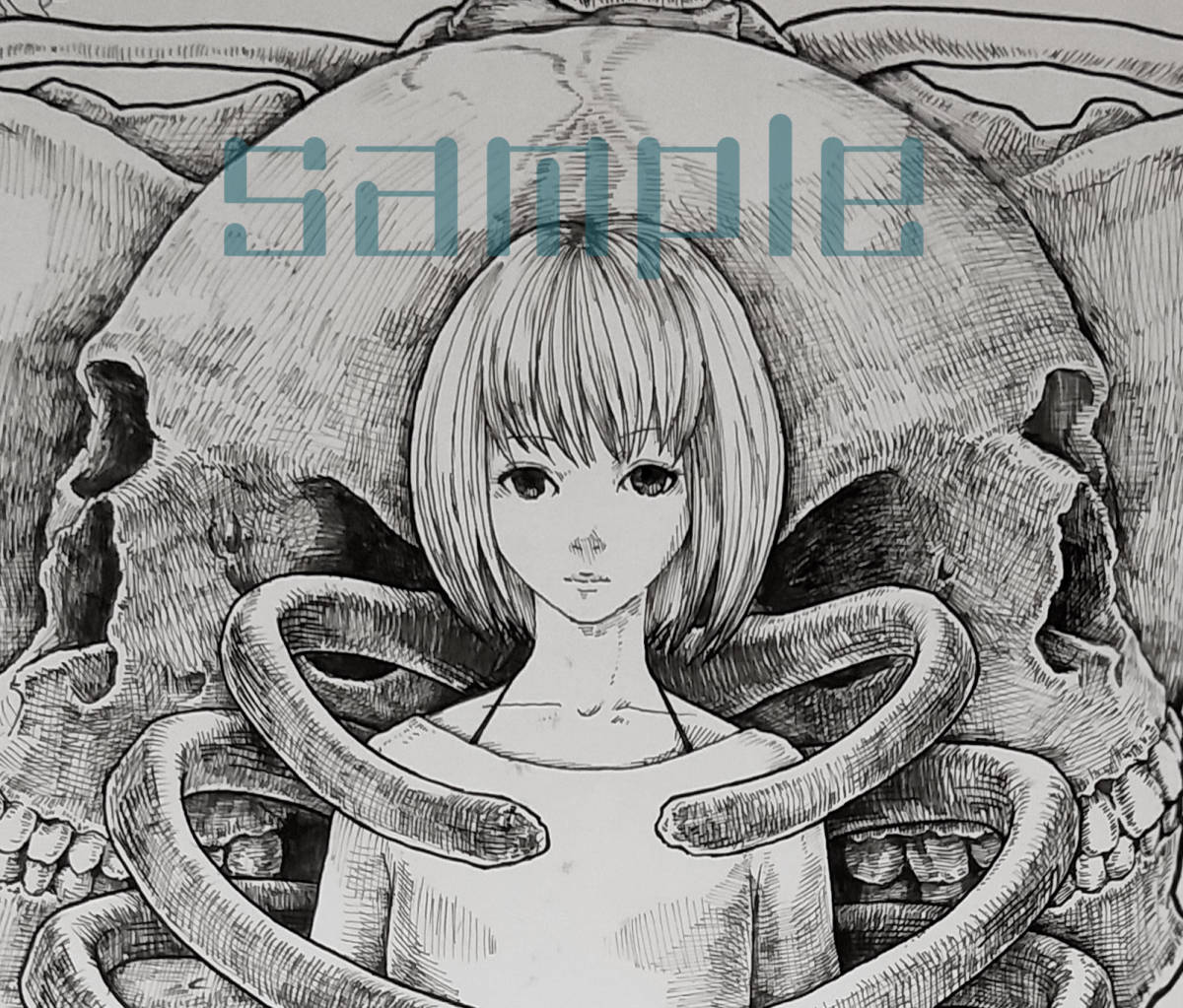 手描きイラスト オリジナル 桜の下 サイズ 手描きイラスト 売買されたオークション情報 Yahooの商品情報をアーカイブ公開 オークファン Aucfan Com