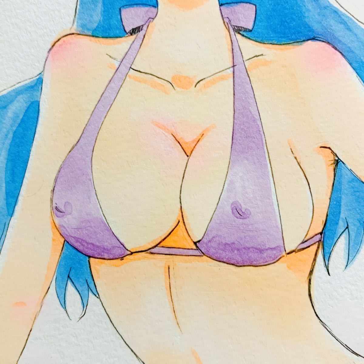 手書きイラスト 水着の女の子 オリジナル 手書き イラスト 水着 ビキニ おっぱい 巨乳 セクシー 可愛い コピック 色紙大 194 2 手描き イラスト 売買されたオークション情報 Yahooの商品情報をアーカイブ公開 オークファン Aucfan Com