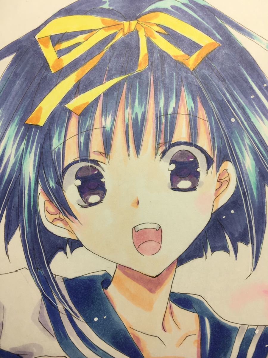 手描きイラスト あすか1 本田飛鳥 手描きイラスト 売買されたオークション情報 Yahooの商品情報をアーカイブ公開 オークファン Aucfan Com