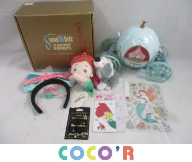 同梱可 良品 ディズニー アリエル シンデレラ 馬車 ポップコーンバケット ぬいぐるみ ストラップ 等 グッズセット ディズニー 売買されたオークション情報 Yahooの商品情報をアーカイブ公開 オークファン Aucfan Com