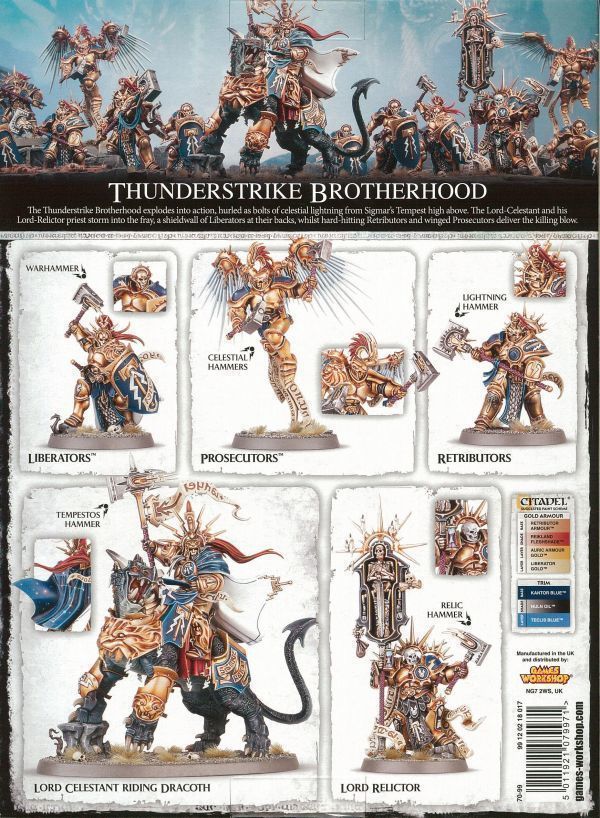 ウォーハンマー オーダー スタートコレクティング ストームキャストエターナル サンダーストライク ブラザーフッド Wh A O S Trpg 売買されたオークション情報 Yahooの商品情報をアーカイブ公開 オークファン Aucfan Com