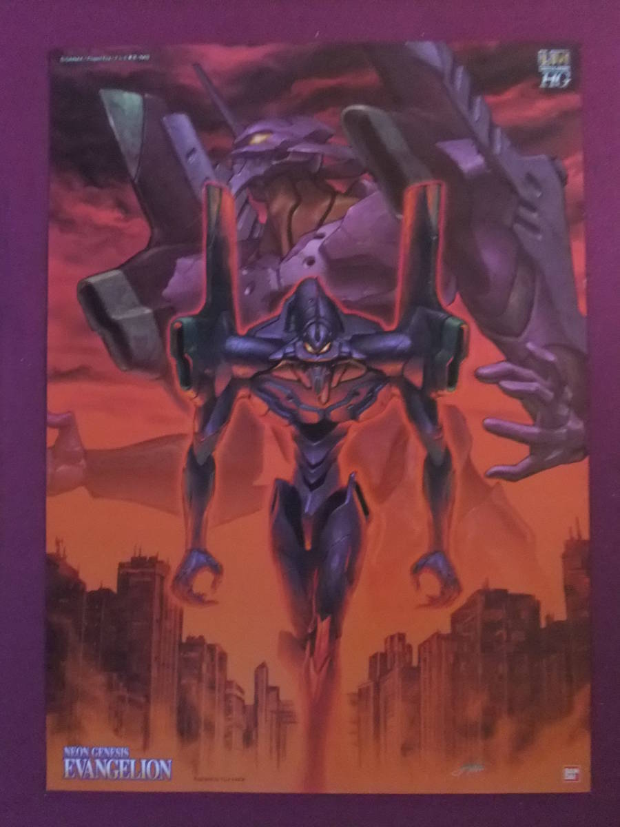 M3150 アニメポスター 新世紀エヴァンゲリオン Limited Model 初号機 イラスト 開田裕治 ポスター 売買されたオークション情報 Yahooの商品情報をアーカイブ公開 オークファン Aucfan Com