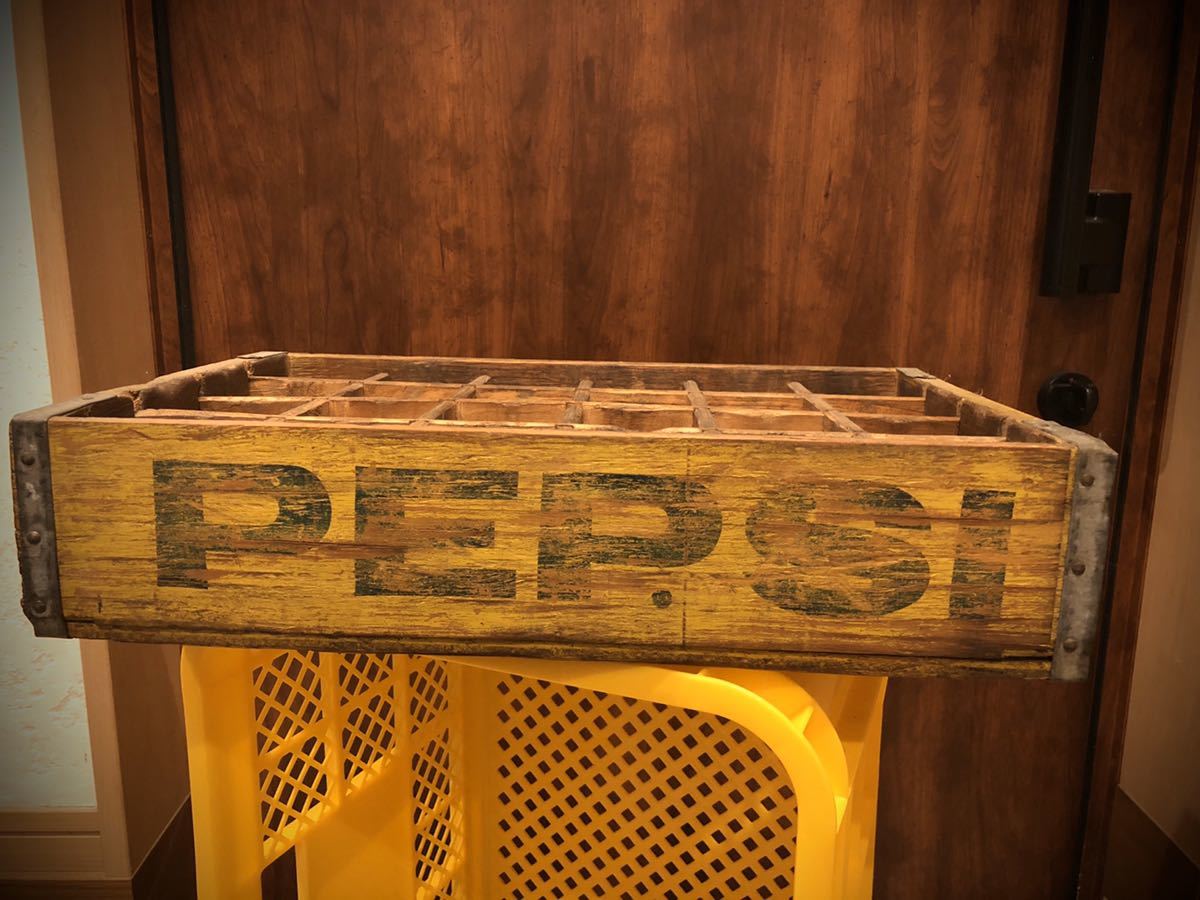 Pepsi ペプシ 木箱 おしゃれ インテリア 雑貨 店舗什器 売買されたオークション情報 Yahooの商品情報をアーカイブ公開 オークファン Aucfan Com