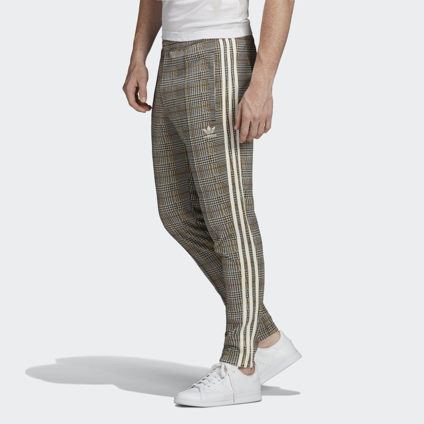 adidas tartan track pants
