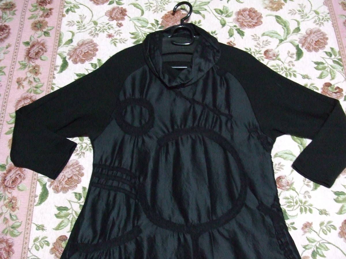 １２ 代官山セレクトショップ 着やすい異素材使いのワンピース 黒 Mサイズ 売買されたオークション情報 Yahooの商品情報をアーカイブ公開 オークファン Aucfan Com