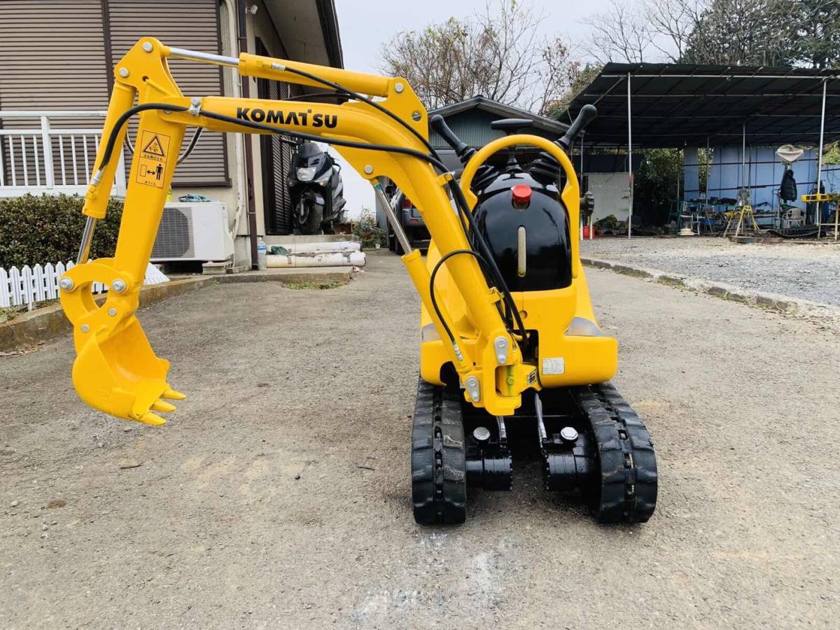 コマツpc01 1a 370kgクラス352時間 パターン切替可能 ゴムクローラー山あり 軽トラック積載可能 ミニユンボ 下取りok 建設機械 重機 売買されたオークション情報 Yahooの商品情報をアーカイブ公開 オークファン Aucfan Com