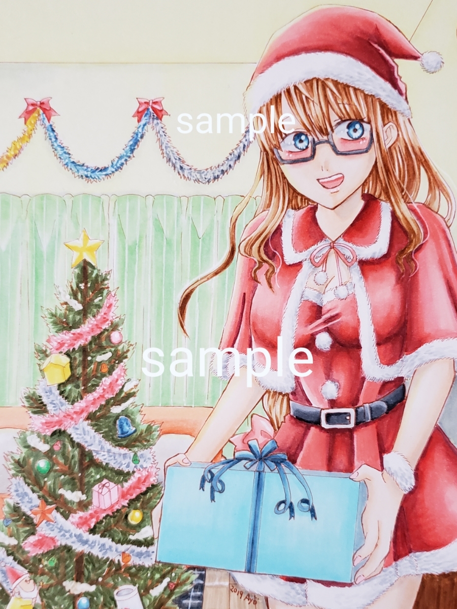 自作 手描き オリジナル イラスト 原画 プレゼントだよっ クリスマス ツリー 女の子 サンタ ワンピース ニーハイ メガネ 冬 手描きイラスト 売買されたオークション情報 Yahooの商品情報をアーカイブ公開 オークファン Aucfan Com