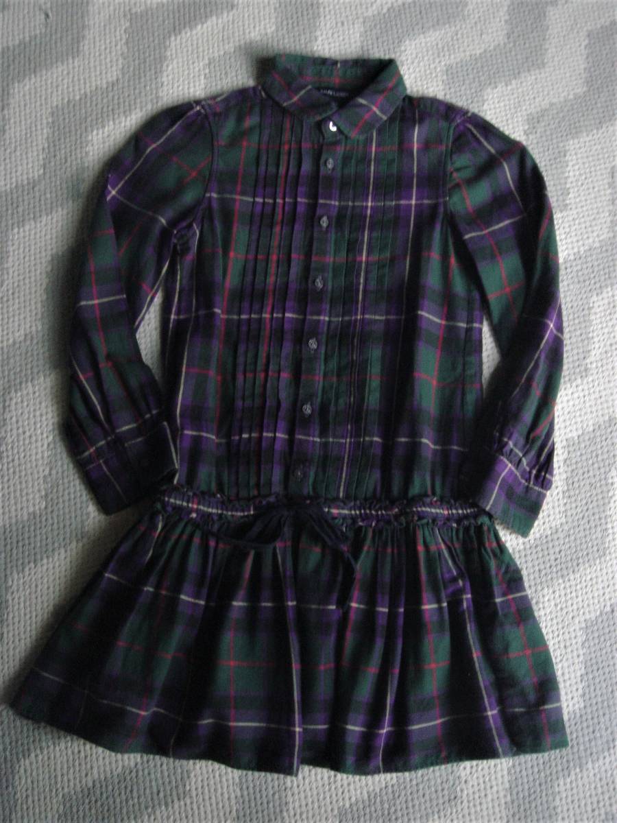 Polo Ralph Lauren ポロラルフローレン チェック柄 シャツワンピース サイズ1 ワンピース ミニ 売買されたオークション情報 Yahooの商品情報をアーカイブ公開 オークファン Aucfan Com