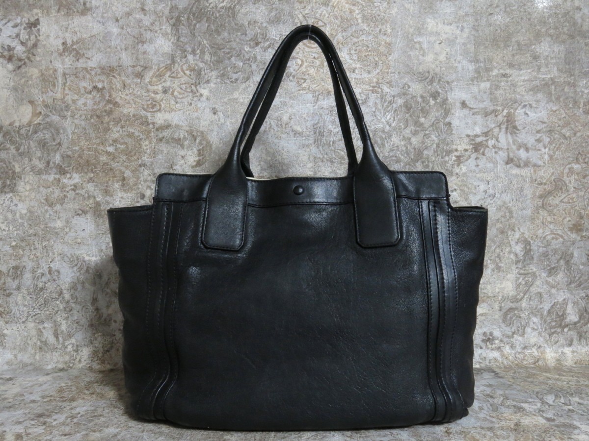 Chloe クロエ メンズ アリソン カーフ レザー 本革 トート バッグ 黒 ブラック 白 収納 かばん かばん バッグ 売買されたオークション情報 Yahooの商品情報をアーカイブ公開 オークファン Aucfan Com