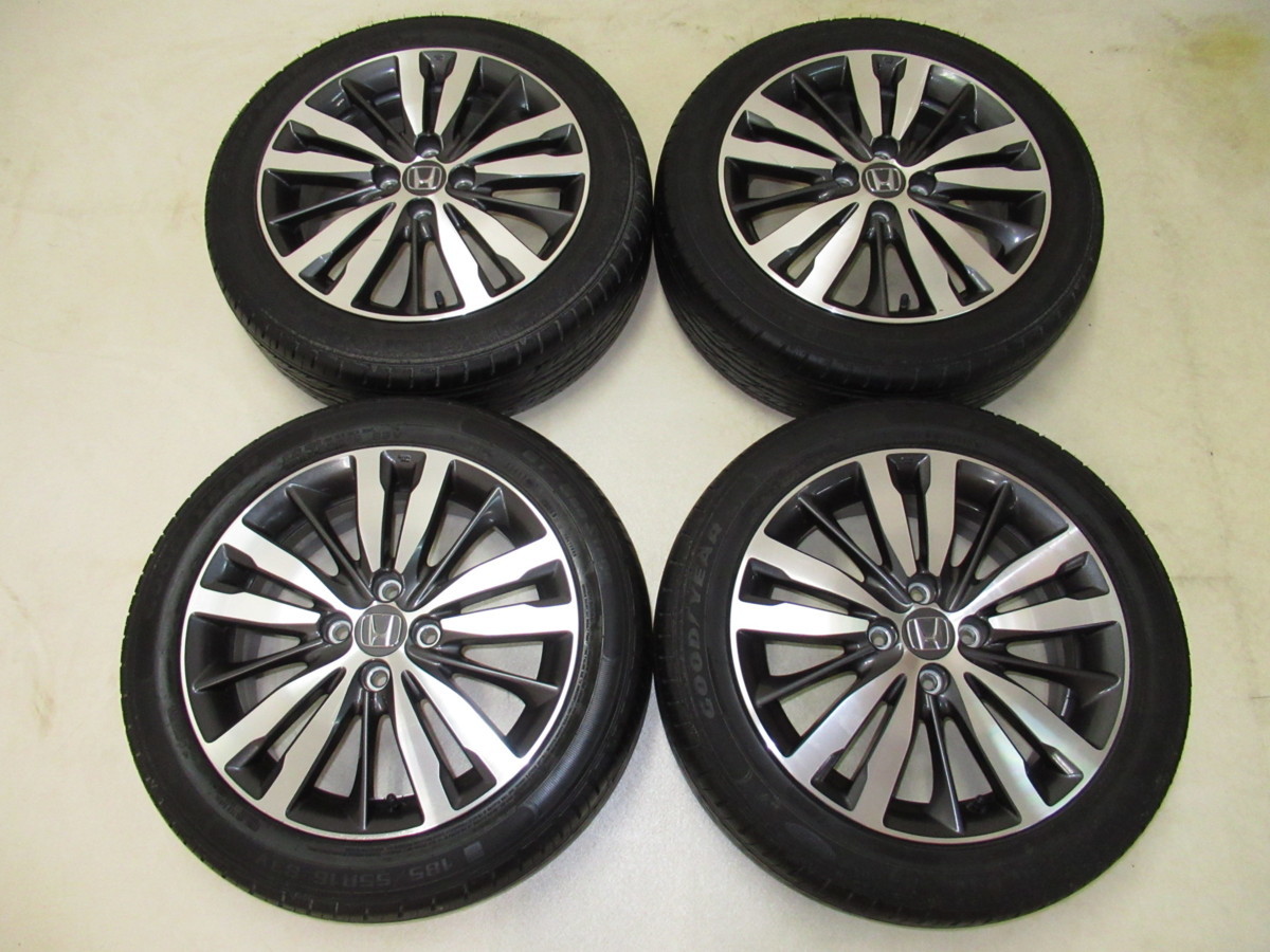 1円スタート ホンダgk5フィットrs純正 6j 16 Off 53 Pcd100 4h Goodyear Gt Eco Stage 17年製 185 55r16 タイヤ付き4本セット ラジアルタイヤ 売買されたオークション情報 Yahooの商品情報をアーカイブ公開 オークファン Aucfan Com