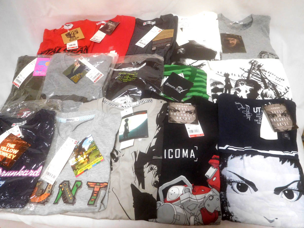 ユニクロ メンズ コラボtシャツ Mサイズ 色々まとめて その他 売買されたオークション情報 Yahooの商品情報をアーカイブ公開 オークファン Aucfan Com