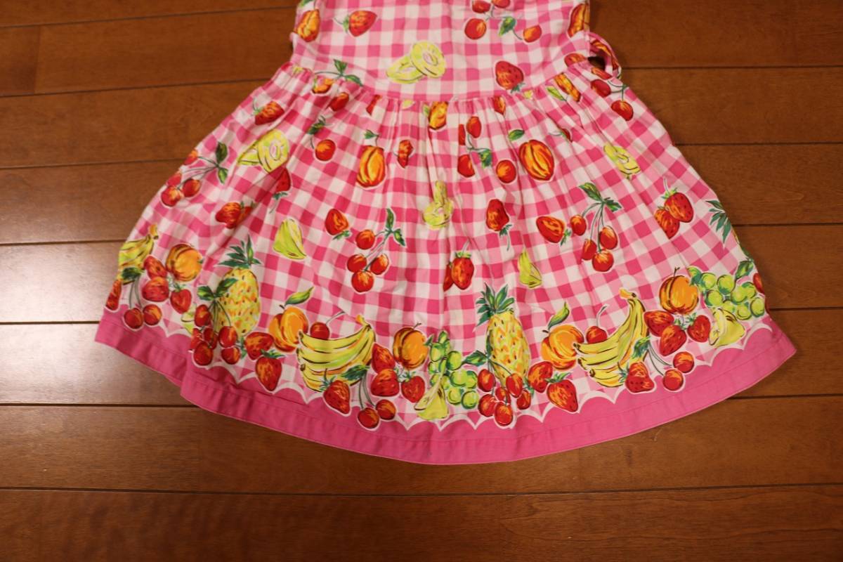 シャーリーテンプル 110 ワンピース 女児 フルーツ かわいい ピンク バックリボン おしゃれ ワンピース ミニ 売買されたオークション情報 Yahooの商品情報をアーカイブ公開 オークファン Aucfan Com
