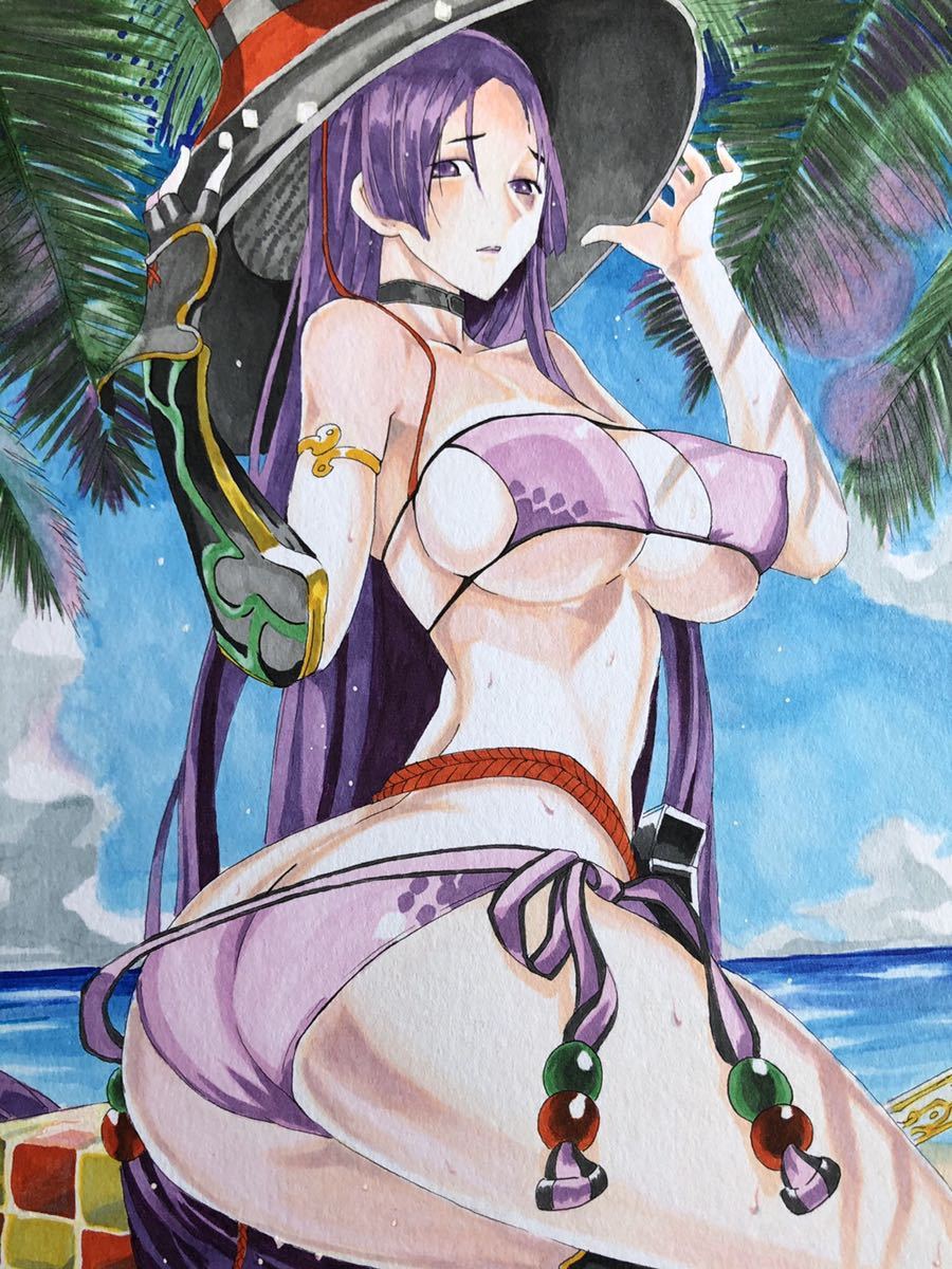 手描きイラスト 同人fgo 源頼光 水着美女 熟女 巨乳 ロングヘアー セクシー 一点物 直筆原画 Fate Grand Order バーサーカー 手描きイラスト 売買されたオークション情報 Yahooの商品情報をアーカイブ公開 オークファン Aucfan Com
