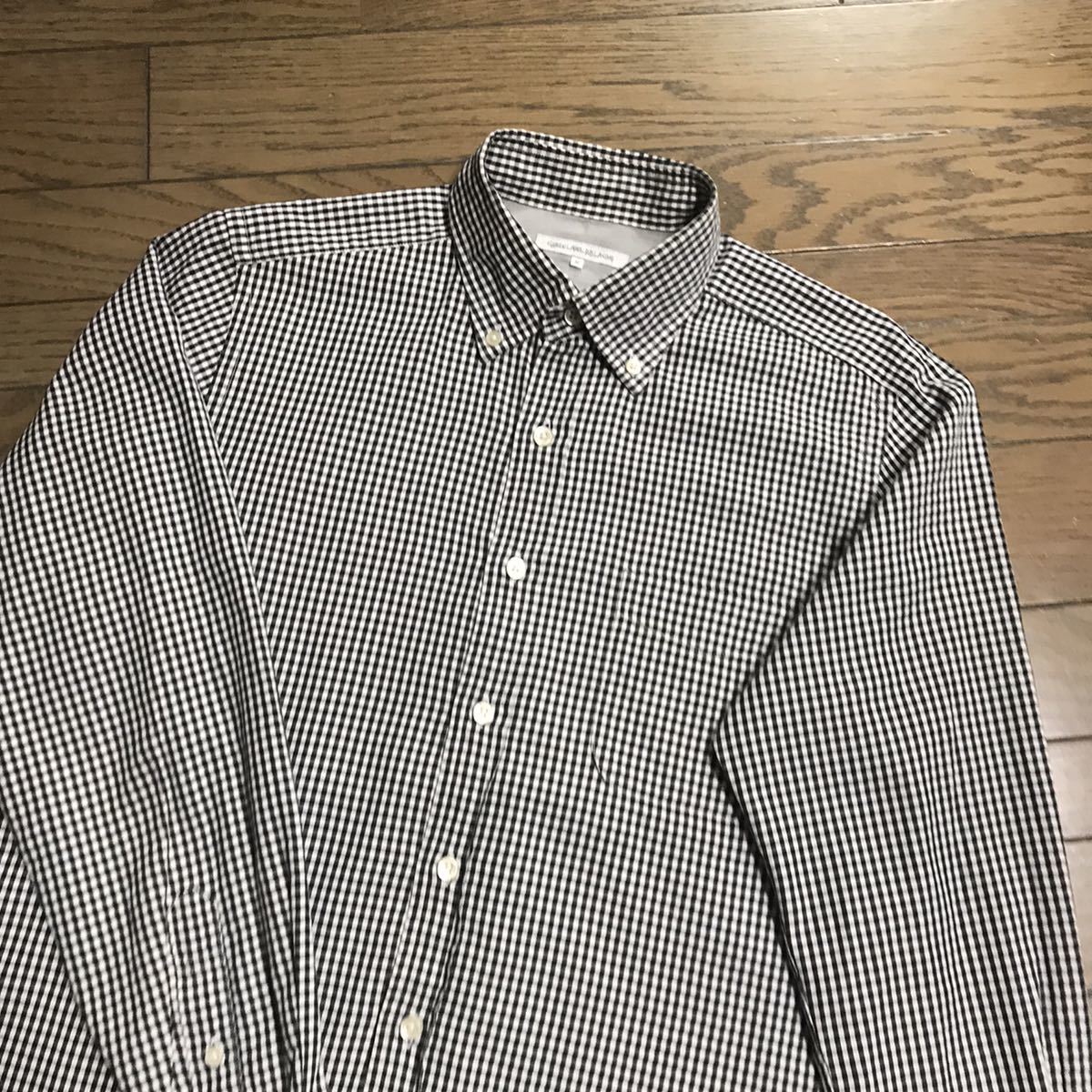 グリーンレーベル リラクシング 白黒モノトーンギンガムチェック柄ボタンダウンシャツメンズ Mサイズ 売買されたオークション情報 Yahooの商品情報をアーカイブ公開 オークファン Aucfan Com
