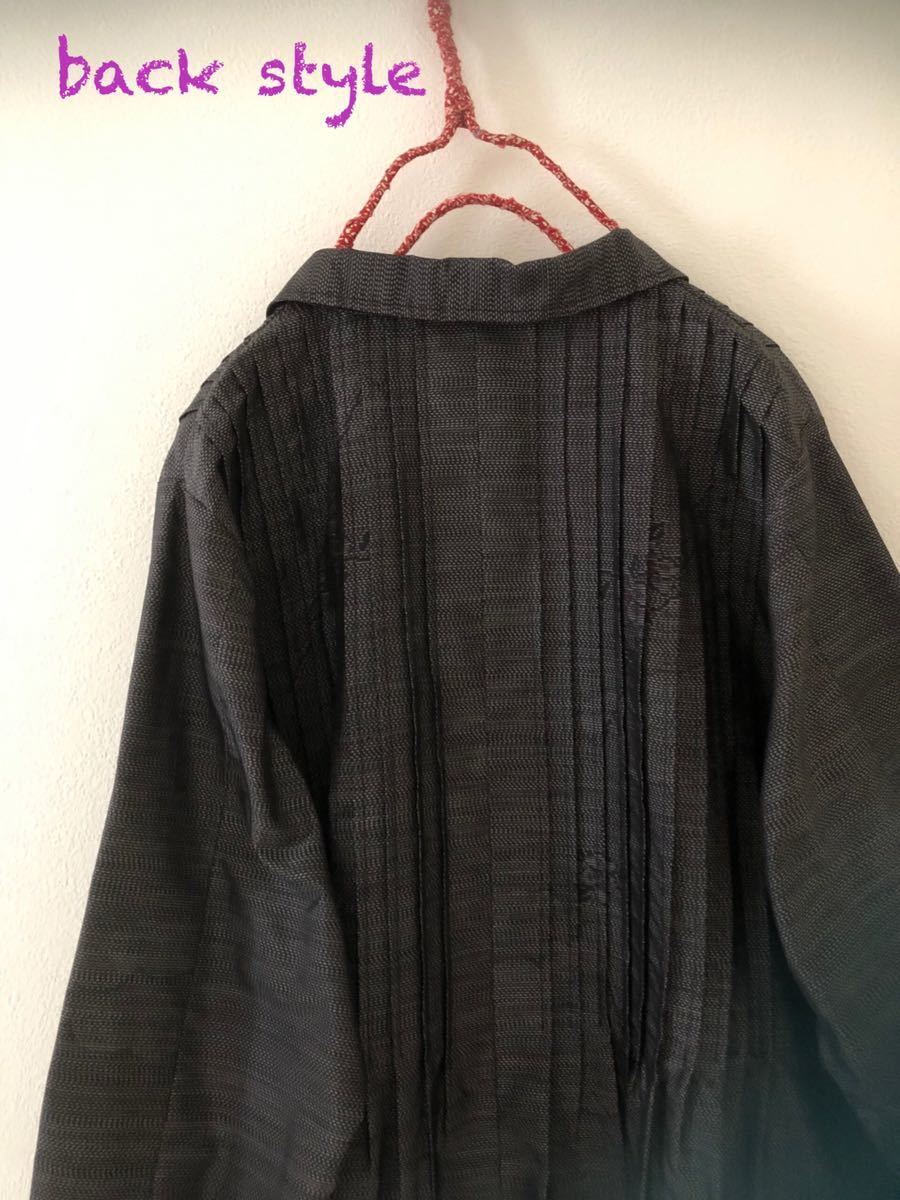 大島紬 前開きピンタックワンピース ハンドメイド 大島紬ワンピース 着物リメイク 泥染め ワンピース 売買されたオークション情報 Yahooの商品情報をアーカイブ公開 オークファン Aucfan Com