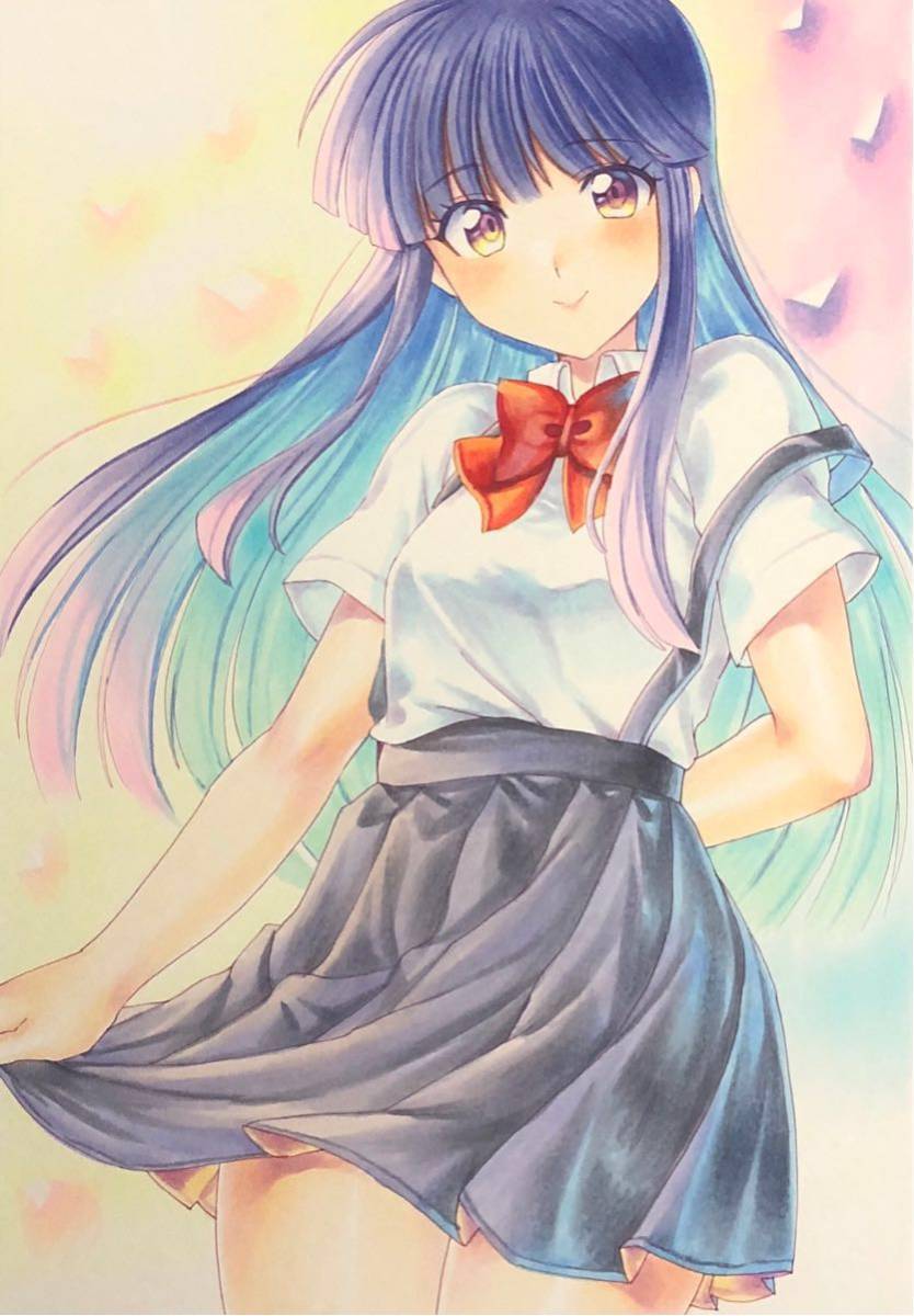 同人手描きイラスト ひぐらしのなく頃に 古手梨花 手描きイラスト 売買されたオークション情報 Yahooの商品情報をアーカイブ公開 オークファン Aucfan Com