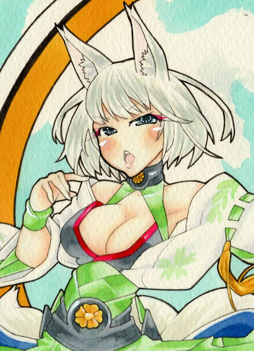 同人 手描きイラスト 変形size アズールレーン 加賀 色違い 可愛い 巨乳 戦艦 女の子 手描きイラスト 売買されたオークション情報 Yahooの商品情報をアーカイブ公開 オークファン Aucfan Com