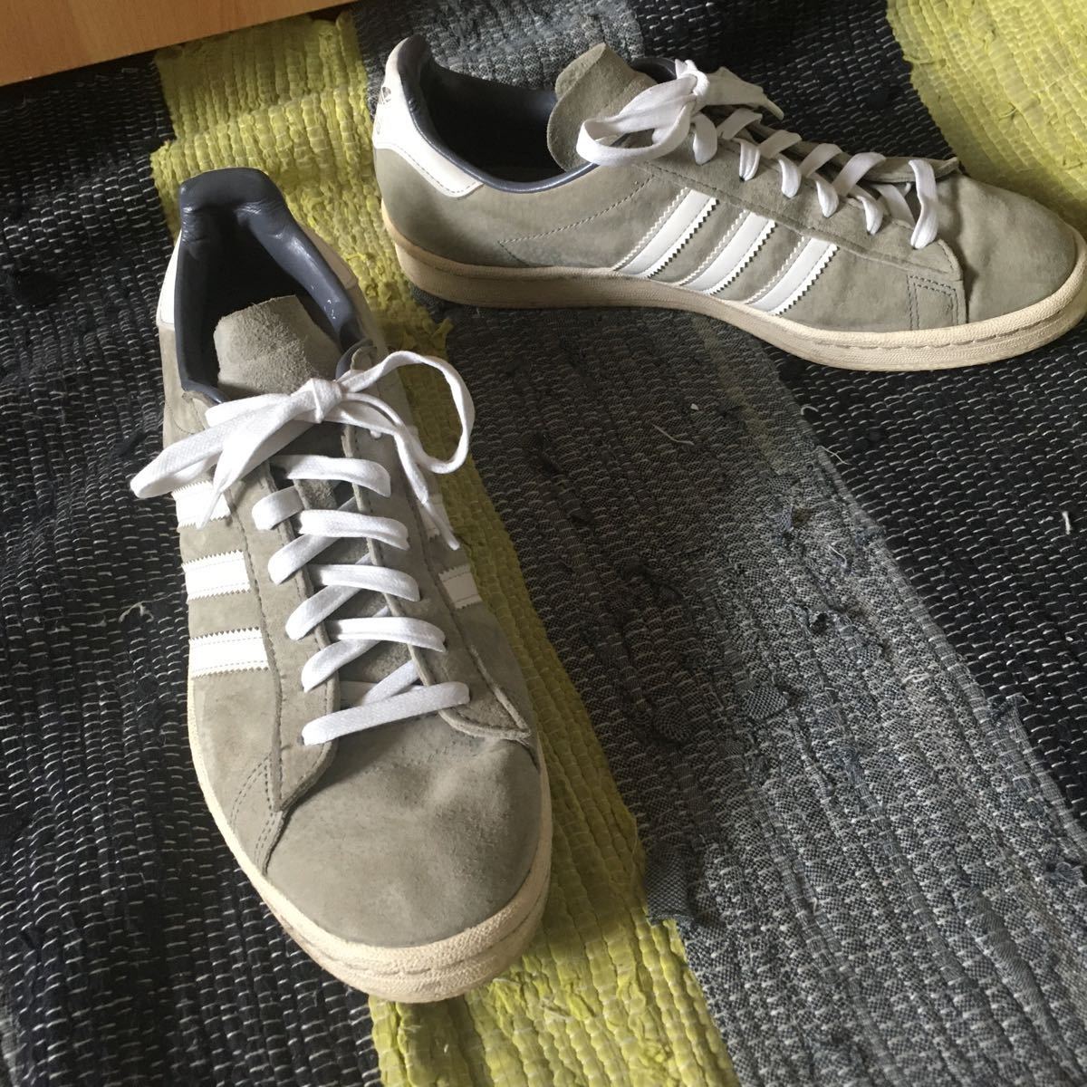 Adidas Campus Grey White Us8 5 26 5cm アディダス キャンパス グレー ホワイト 26 5cm 売買されたオークション情報 Yahooの商品情報をアーカイブ公開 オークファン Aucfan Com