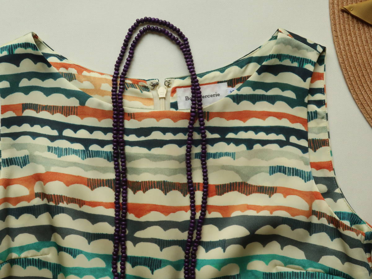 アナトリエ Bon Mercerie プリントワンピース ウエストリボン サイズ38 ボンメルスリー Anatelier アナトリエ 売買されたオークション情報 Yahooの商品情報をアーカイブ公開 オークファン Aucfan Com