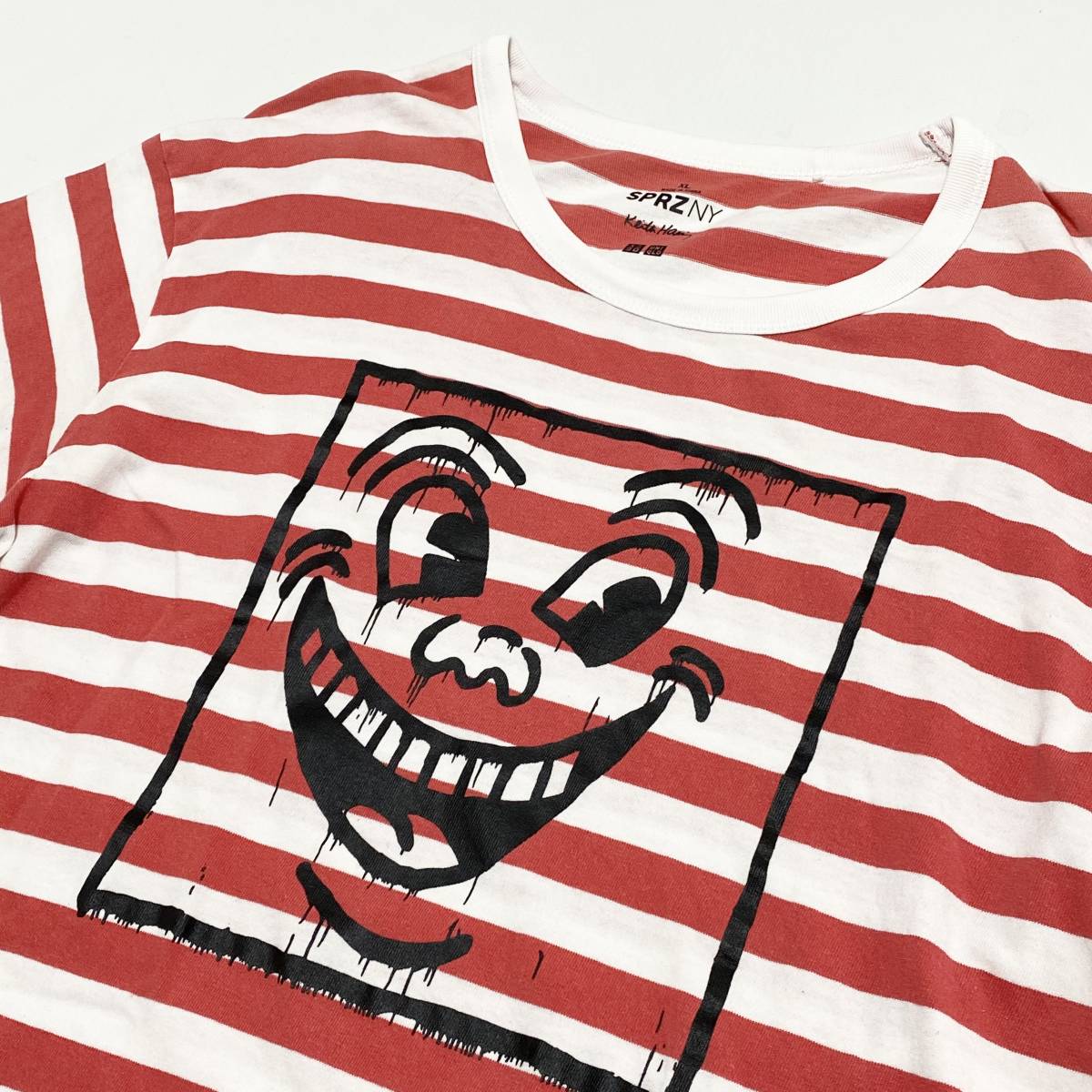 Sprz Ny Uniqlo Keith Haring ユニクロ キースへリング ボーダー Tシャツ Xl メンズ ポップアート 送料198円 0513 半袖tシャツ 売買されたオークション情報 Yahooの商品情報をアーカイブ公開 オークファン Aucfan Com