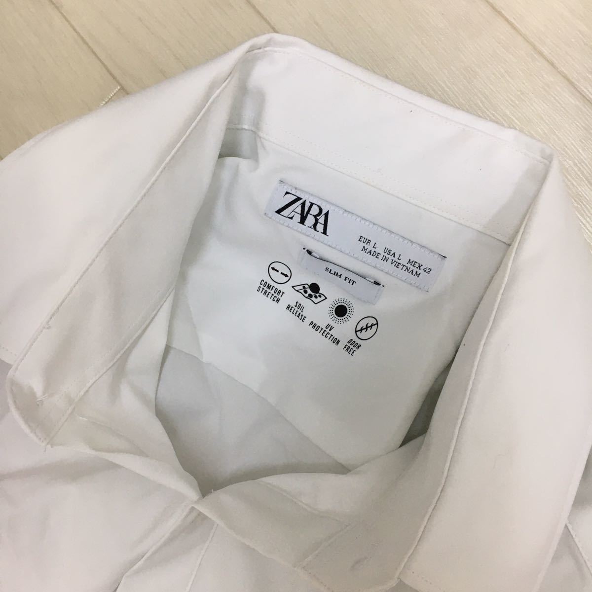 Y109 Zara 19年モデル ザラ 半袖 シャツ ボタンダウンシャツ L メンズ トップス 白 ホワイト Lサイズ 売買されたオークション情報 Yahooの商品情報をアーカイブ公開 オークファン Aucfan Com