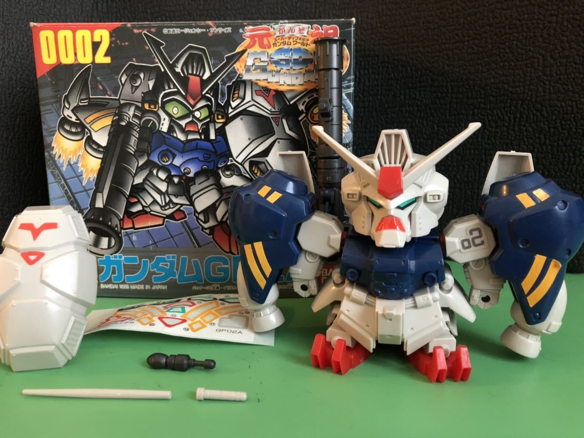 元祖sdガンダム プラモデル ガンダムgp02 完成品 売買されたオークション情報 Yahooの商品情報をアーカイブ公開 オークファン Aucfan Com