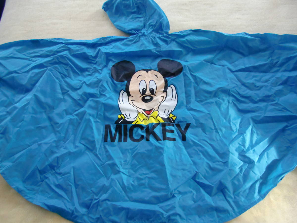 サイズ１１０ ポンチョ カッパ レインコート ミッキーマウス 110 105 114cm 売買されたオークション情報 Yahooの商品情報をアーカイブ公開 オークファン Aucfan Com