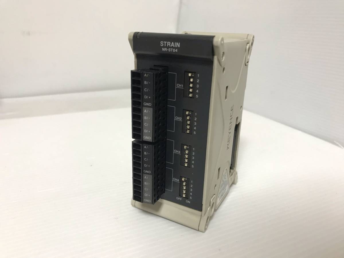 Keyence キーエンス Nr St04 ひずみ計測ユニット マルチ入力データロガー Nr 600 Nr 500対応 電材 配電用品 売買されたオークション情報 Yahooの商品情報をアーカイブ公開 オークファン Aucfan Com