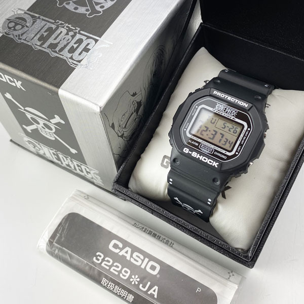 Casio G Shock One Piece Dw 5600vt 麦わらの一味 ワンピース コラボモデル コラボレーションモデル 売買されたオークション情報 Yahooの商品情報をアーカイブ公開 オークファン Aucfan Com