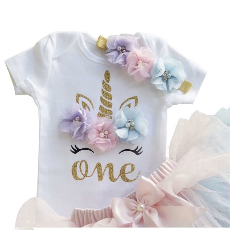 豪華ドレスセット 1歳 ベビードレス ファーストバースディ 誕生日 ワンピース ユニコーン 80 75 84cm 売買されたオークション情報 Yahooの商品情報をアーカイブ公開 オークファン Aucfan Com