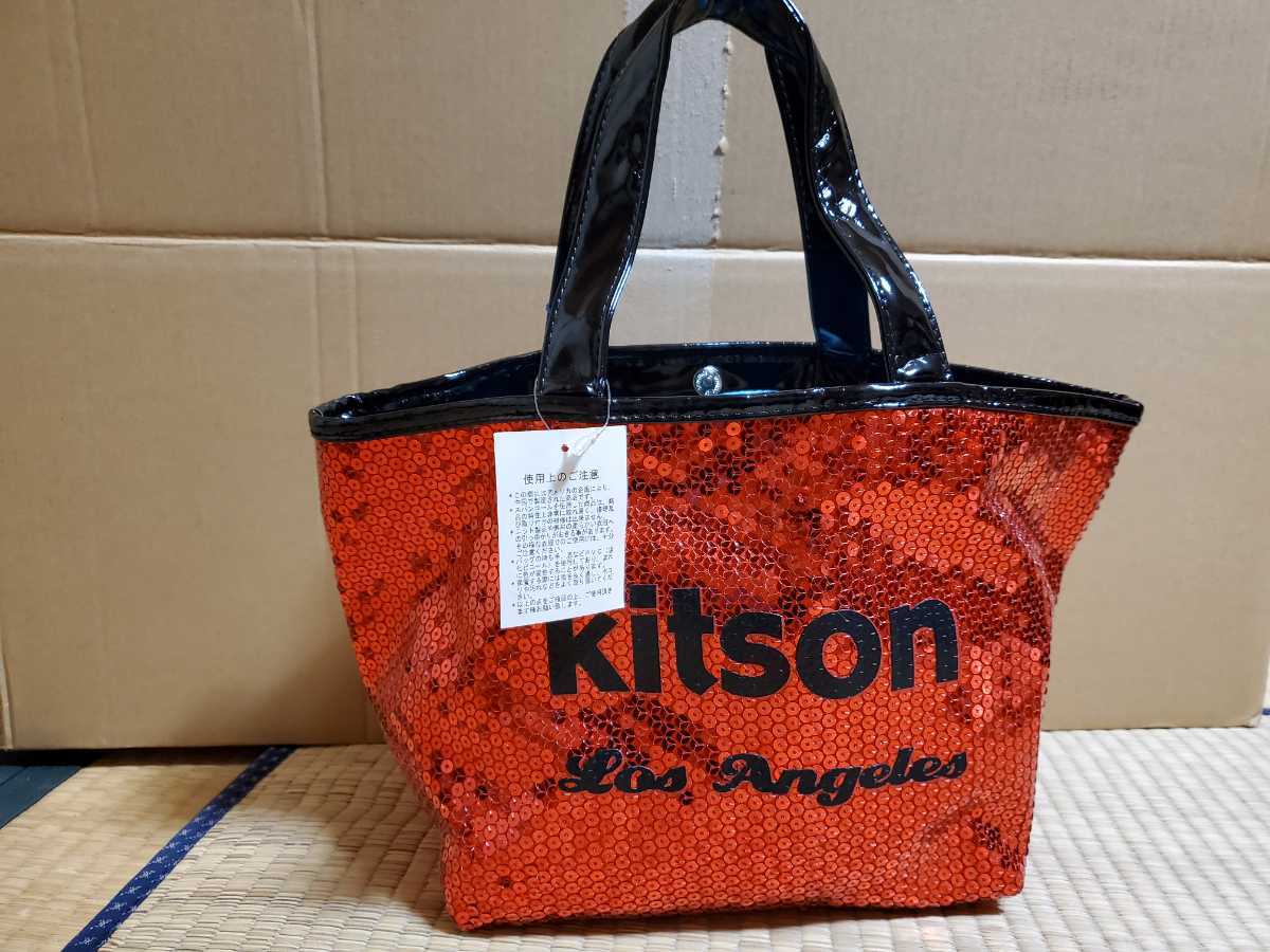 Kitson 真っ赤なスパンコールトートバッグ キットソン キットソン 売買されたオークション情報 Yahooの商品情報をアーカイブ公開 オークファン Aucfan Com