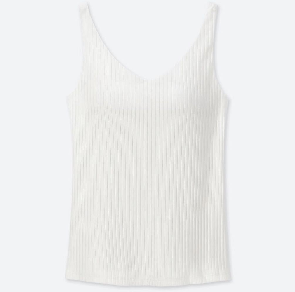 ユニクロ Uniqlo ワイドリブブラタンクトップ Xl 白 ホワイト ブラトップ Vネック レイヤード スーツ インナー 下着 シンプル ルームウェア トップス 売買されたオークション情報 Yahooの商品情報をアーカイブ公開 オークファン Aucfan Com