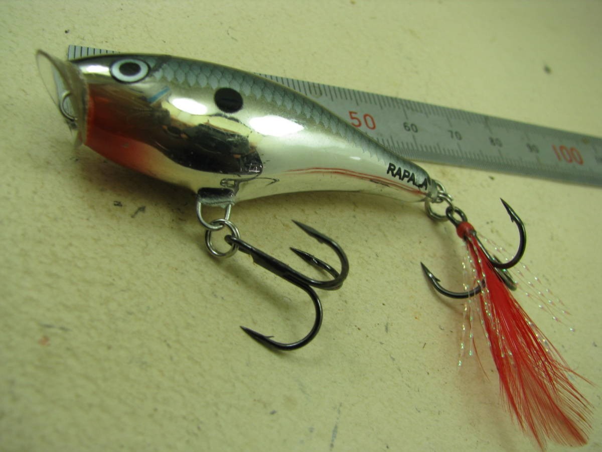 Rapala ラパラ スキッターポップ ６０ クロ クローム 千 Skitterpop Wood Popper ラパラ 売買されたオークション情報 Yahooの商品情報をアーカイブ公開 オークファン Aucfan Com