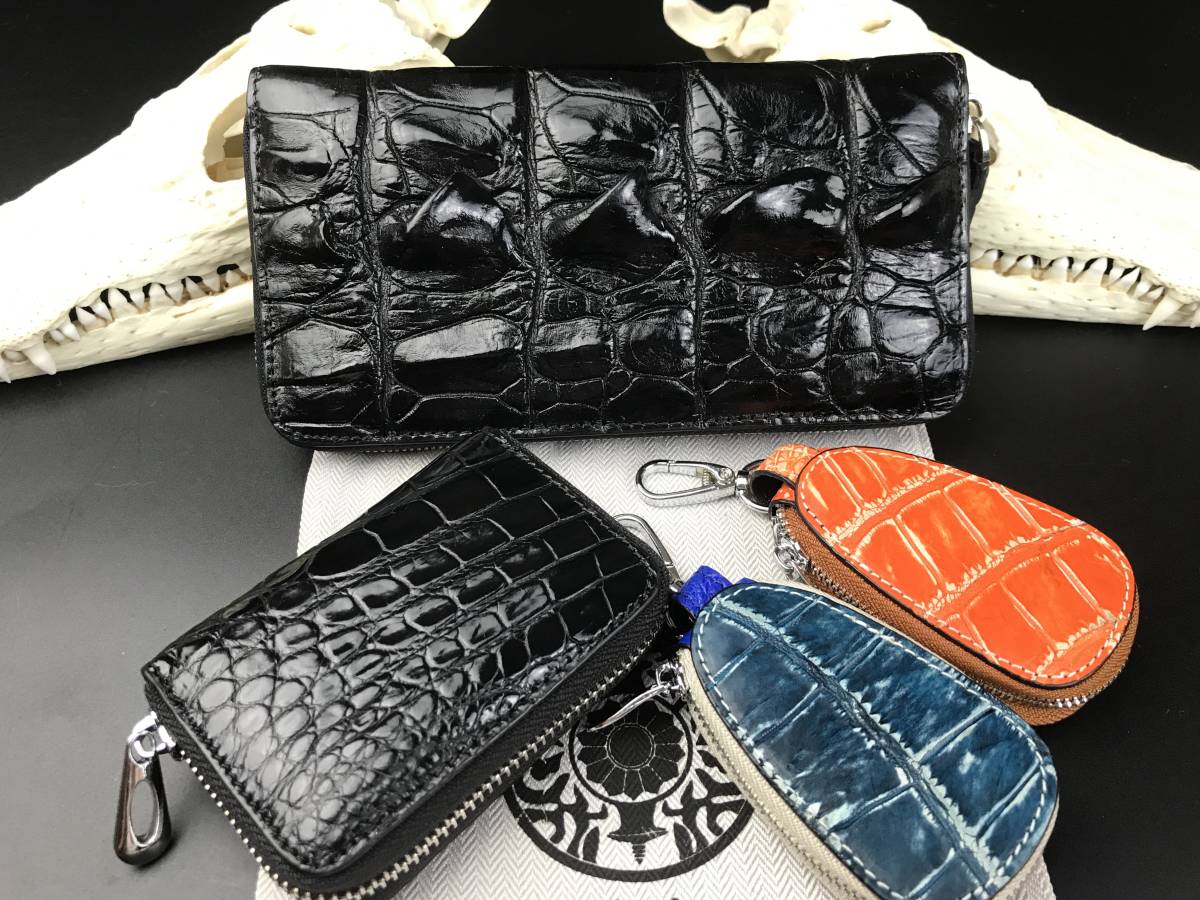 大感謝 限定 4点セット クロコダイル ワニ革 長財布 X 名刺入れ カードケース X キーケース メンズ 本物保証 実物写真 発送 長財布 小銭入れあり 売買されたオークション情報 Yahooの商品情報をアーカイブ公開 オークファン Aucfan Com