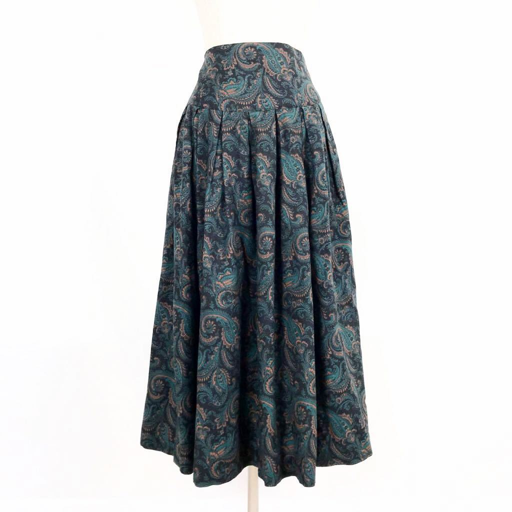 N50 2 11 Laura Ashley ローラアシュレイ フレアースカート ロングスカート ペイズリー柄 レディース 7a ミドリ スカート グリーン系 スカート 売買されたオークション情報 Yahooの商品情報をアーカイブ公開 オークファン Aucfan Com