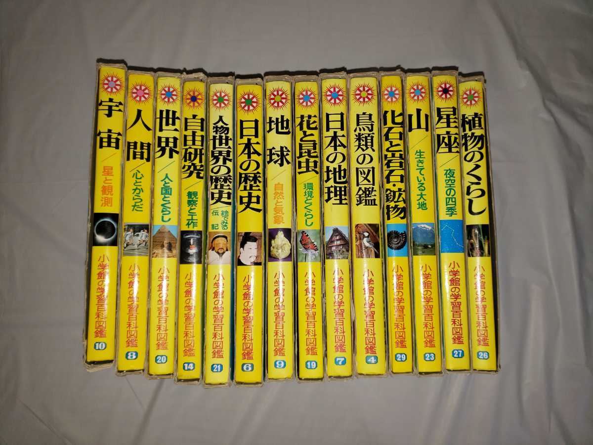 小学館の学習百科図鑑 14冊セット 図鑑 売買されたオークション情報 Yahooの商品情報をアーカイブ公開 オークファン Aucfan Com