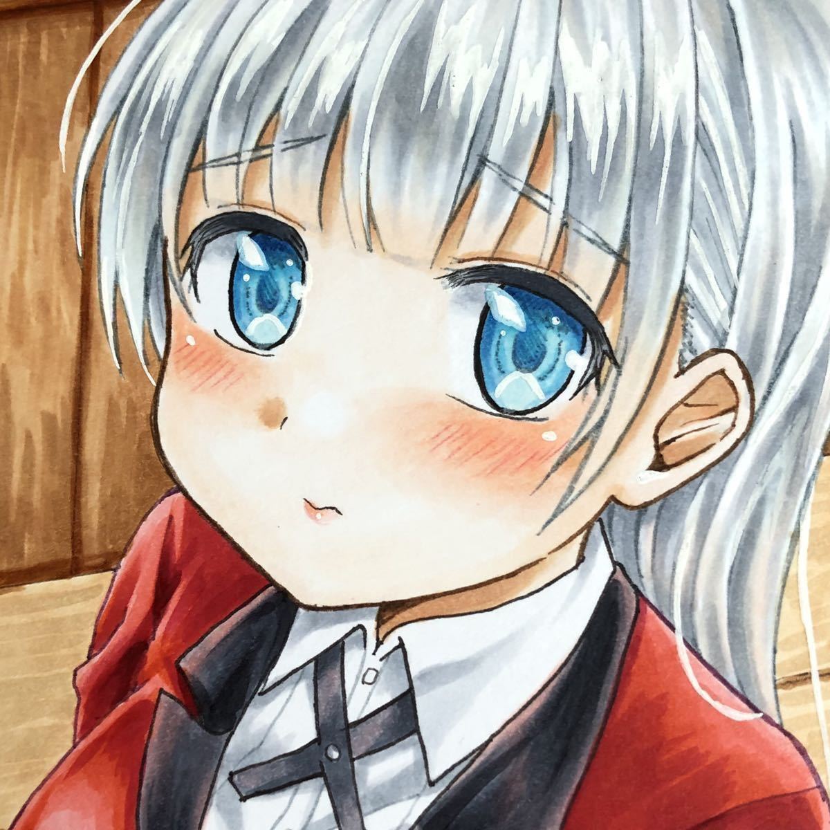 同人手描きイラスト 桃喰リリカ 副会長 賭ケグルイ 中色紙 手描きイラスト 売買されたオークション情報 Yahooの商品情報をアーカイブ公開 オークファン Aucfan Com