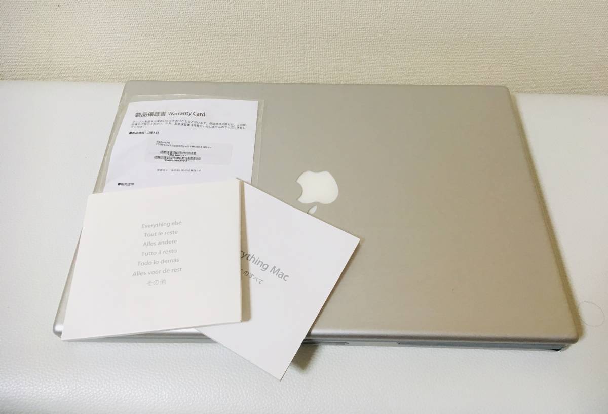 Macbook Pro 17インチ Early 08 Mb166j A バッテリーなし ジャンク Macbook Pro 売買されたオークション情報 Yahooの商品情報をアーカイブ公開 オークファン Aucfan Com