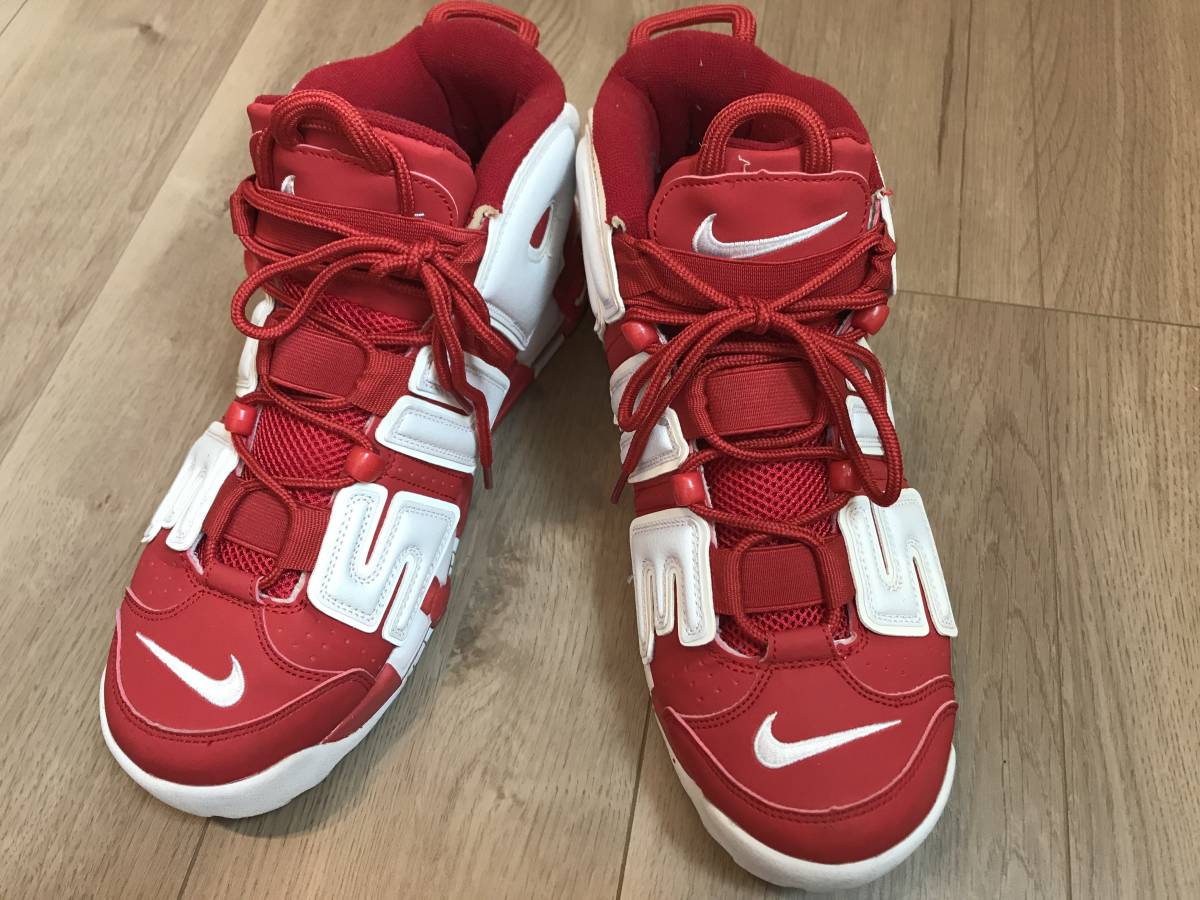 supreme x nike air more uptempo suptempo red